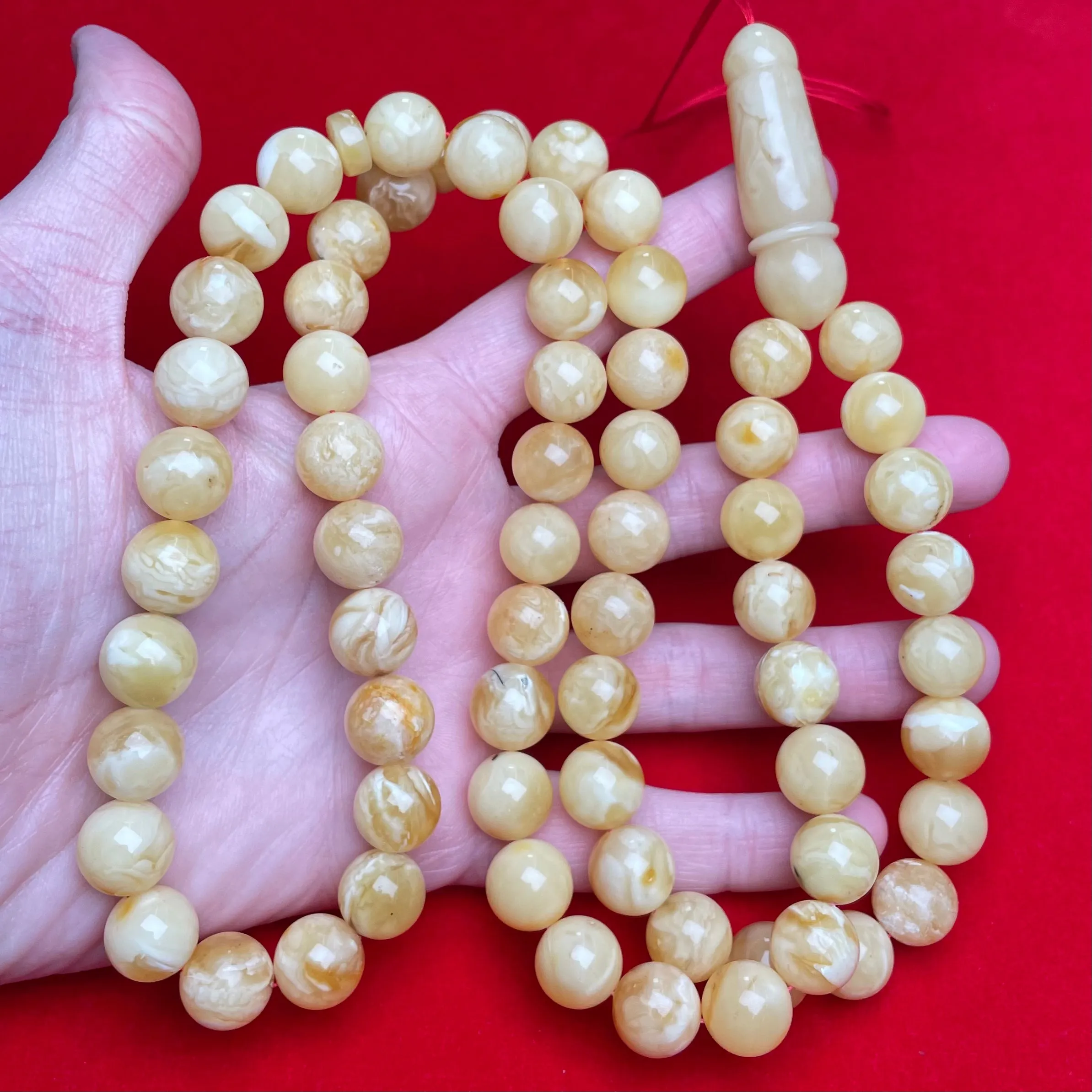 YELLOW/WHITE AMBER MISBAHA 12,7mm 82g