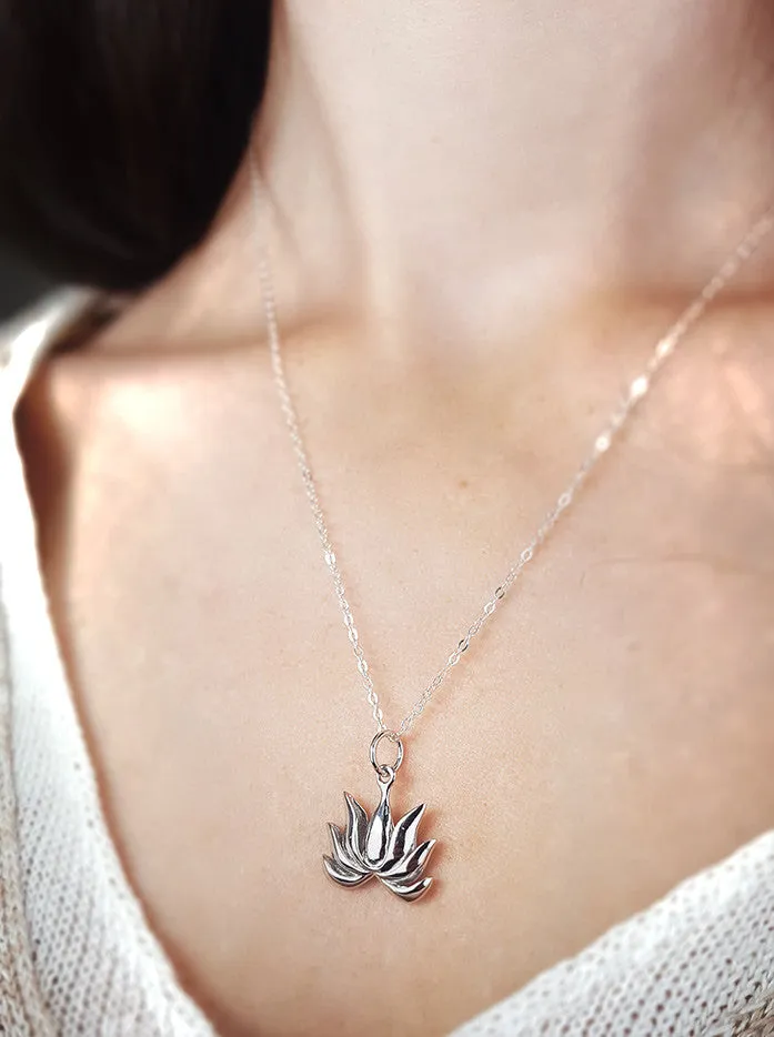 Zen Lotus Necklace