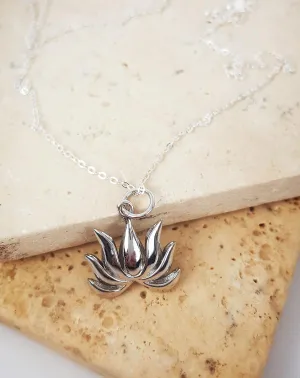 Zen Lotus Necklace