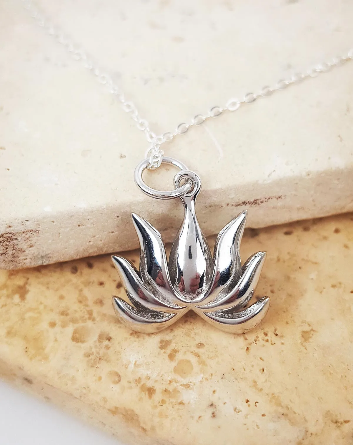 Zen Lotus Necklace