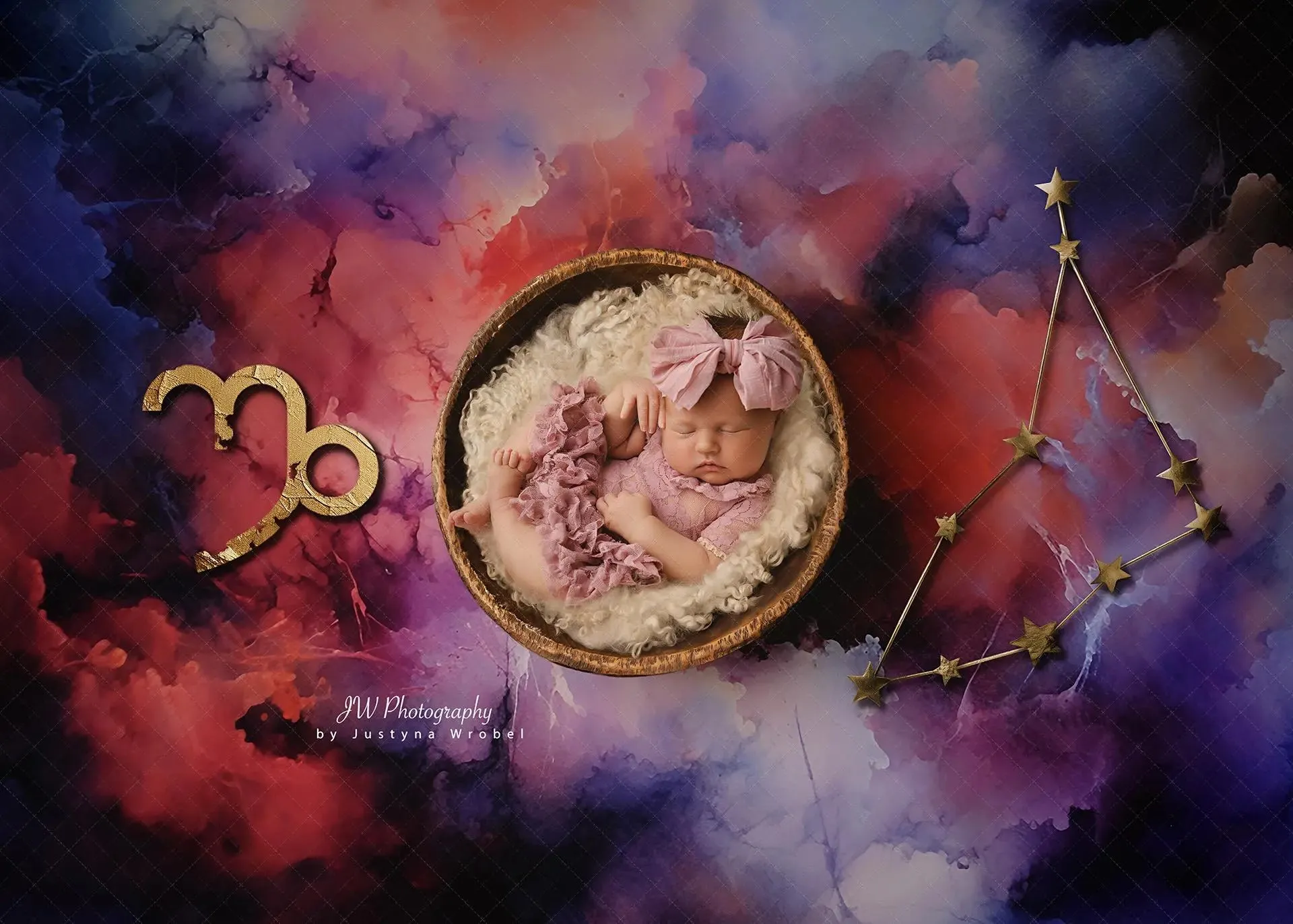 Zodiac Digital Background: Capricorn (Dec 22nd - Jan 19th)