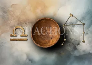 Zodiac Digital Background: Libra (Sep 23rd - Oct 22nd)