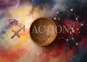 Zodiac Digital Background: Sagittarius (Nov 22nd - Dec 21st)