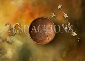 Zodiac Digital Background: Taurus (April 20th - May 20th)