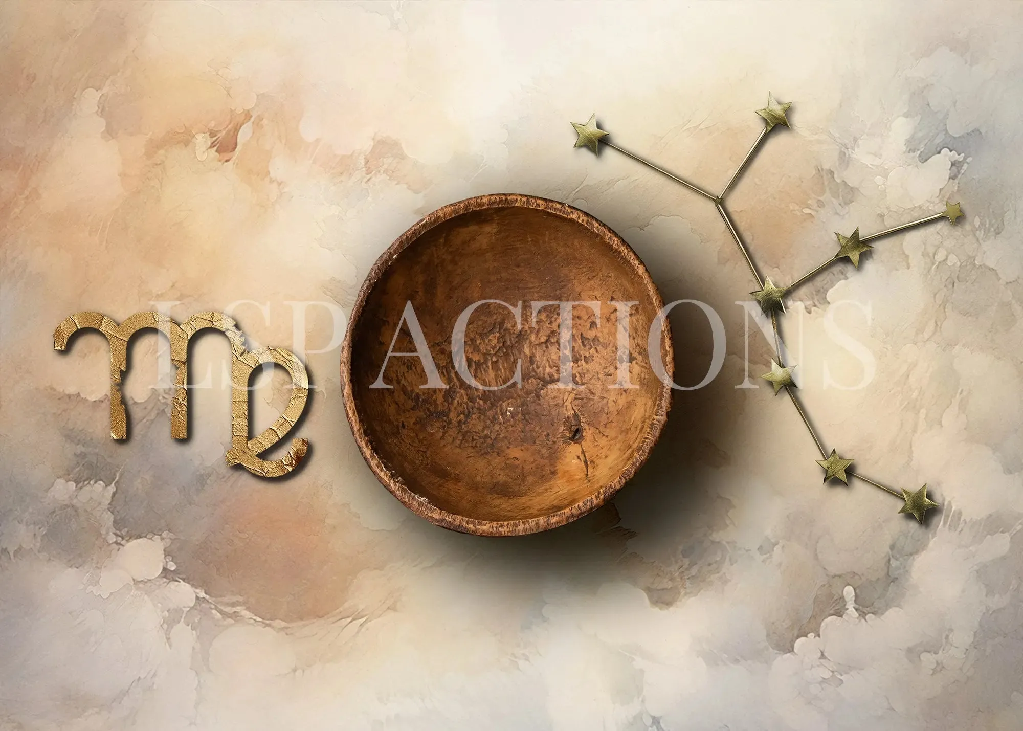 Zodiac Digital Background: Virgo (Aug 24th - Sep 22nd)